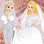 Best Friends Forever! Play Princesses BFFs Wedding & Style Their Big Day